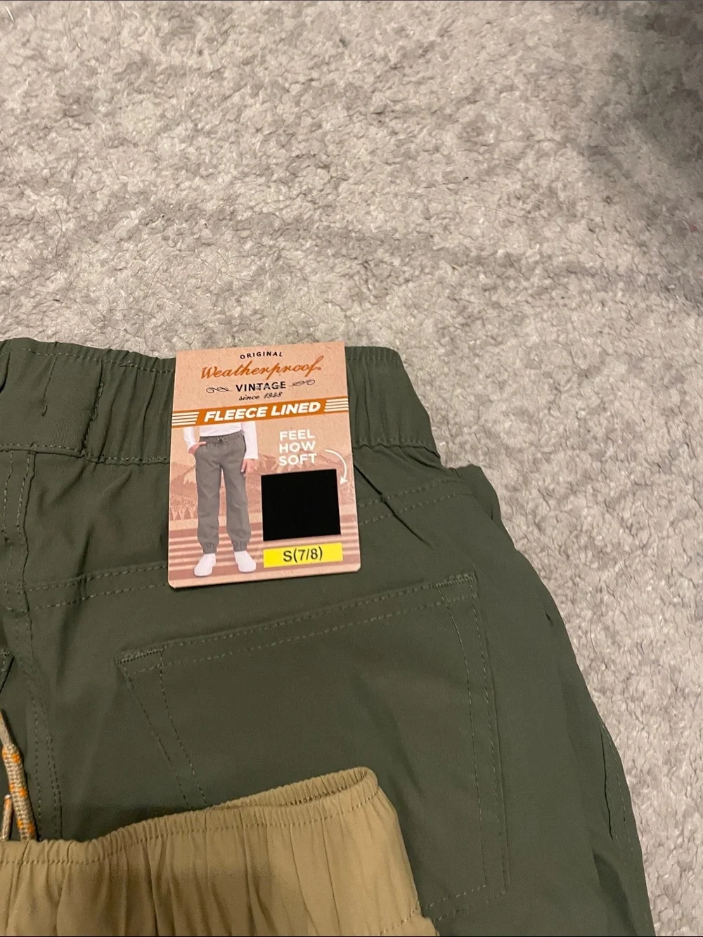 Weatherproof boys fleece linde pants